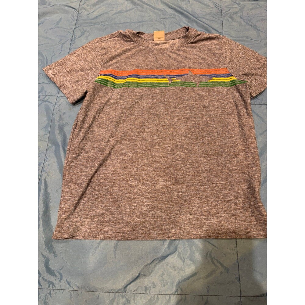 Hanna Andersson made for sun uv protection shirt stripes shark 140 10 madeforsun